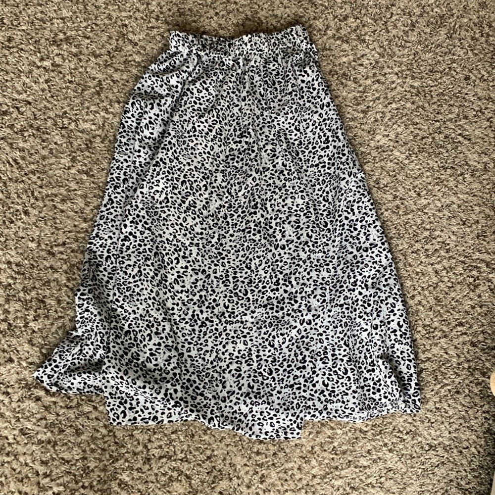 Long Printed Skirt